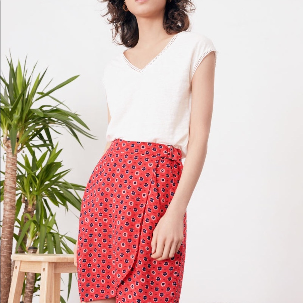 Comptoir des Cotonnier Wrap Skirt
